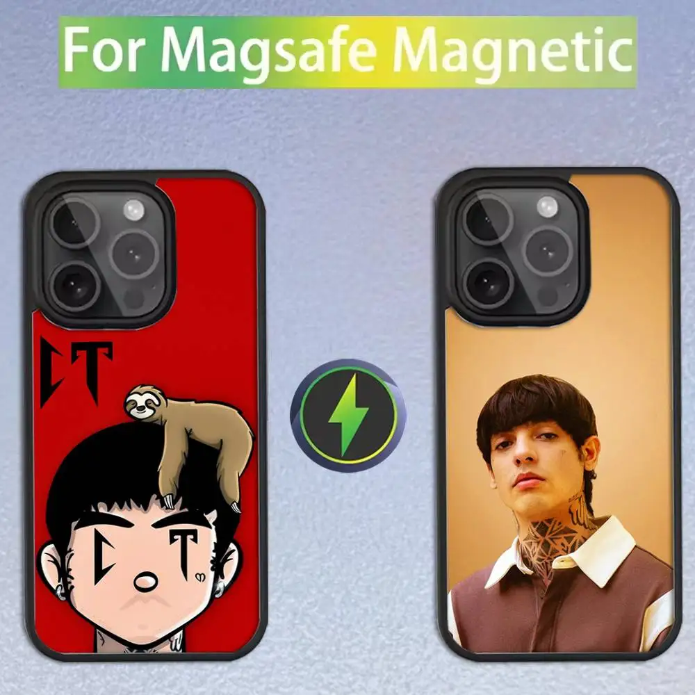 

Natanael Cano Rapper CT Phone Case For iPhone 16,15,14,13,12,11,Pro,Max,Plus,Mini,SE Magsafe Magnetic Wireless Charging