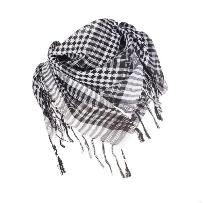 Muslims Arab Keffiyeh Shemagh Head Scarf Arabian Dubai Bandana Shawl Neckwrap 