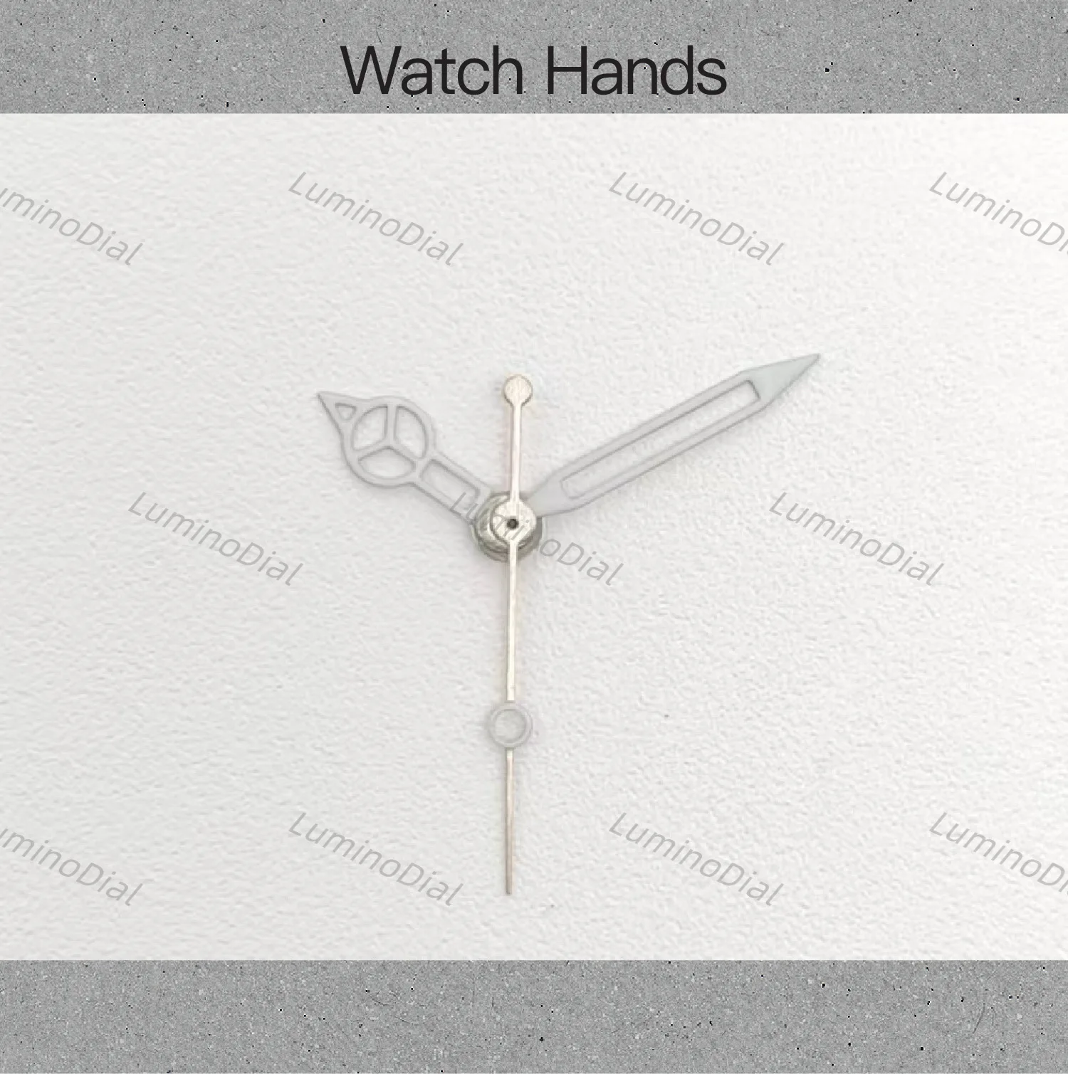Luminous Watch Hands 8*12*12.5mm Silver Watch Accessories for NH35/36/2824/2836/8215/8205 and so on