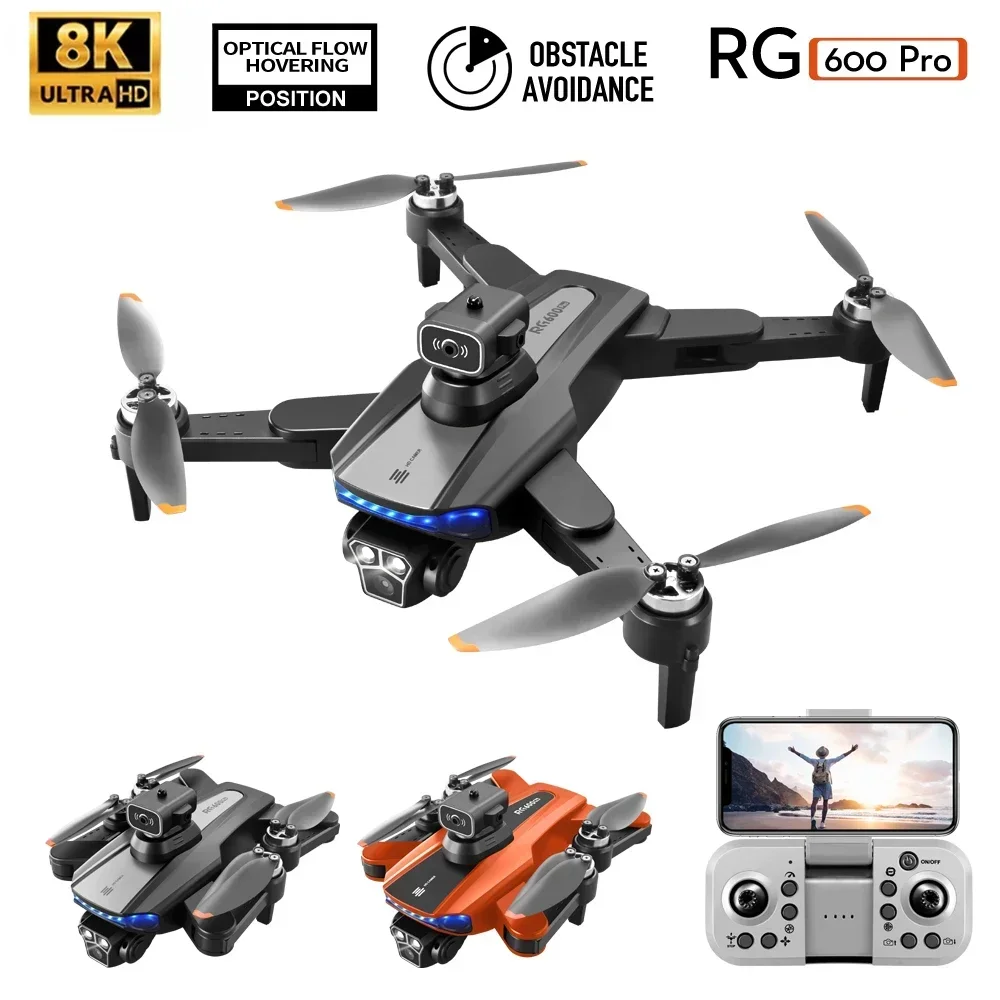 RG600 Pro GPS Drone 8K Professional HD Dual Camera 5G Wifi Photography Brushless Foldable Quadcopter RC Distance Dron Toy 360