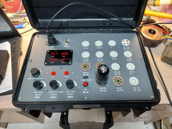 GS-360EN Vacuum Tube Tester, Black 220V High Quality Electronic Tube Tester, Replacement Model for GS-5