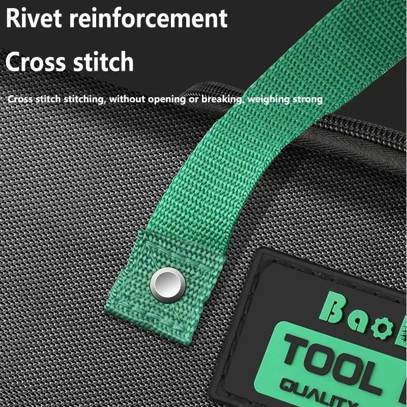 Electrician Bag Waterproof Wear Resistant Thickened Oxford Portable Professional Tool Bag for Household Emergency Repair