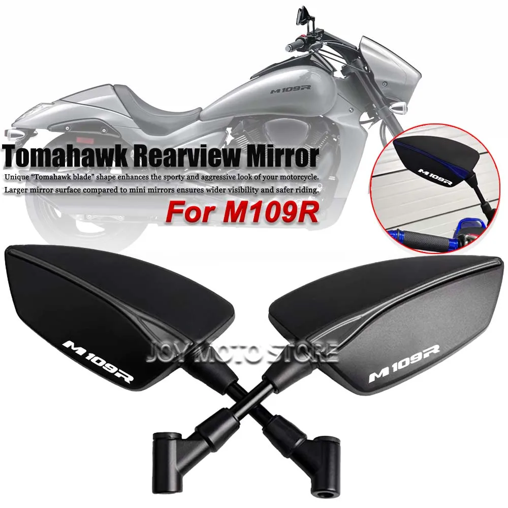 

Для M109R m109r универсальные алюминиевые зеркала заднего вида Tomahawk с ЧПУ 8 мм 10 мм боковые зеркала для мотоцикла