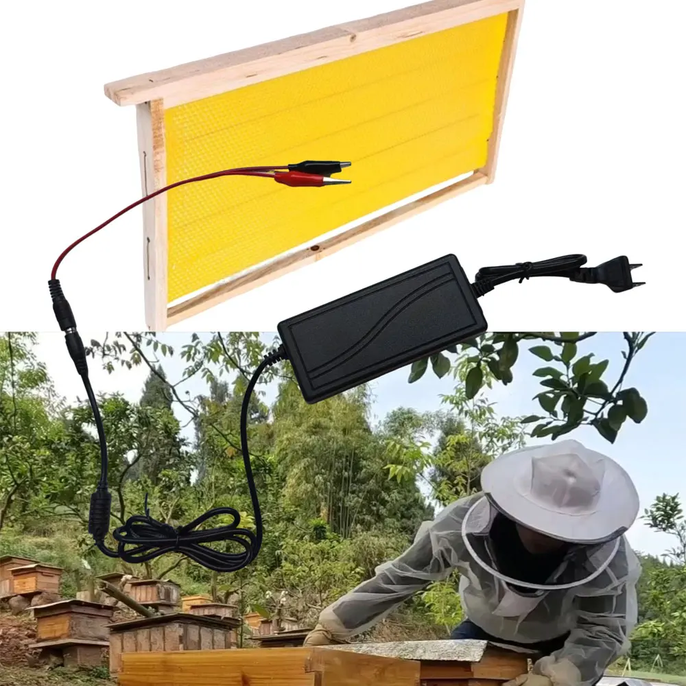 Beekeeping Electric Embedder Heating Device Digital Display Temperature Adjustable Beehive Frame Installer Equipment 100-240V