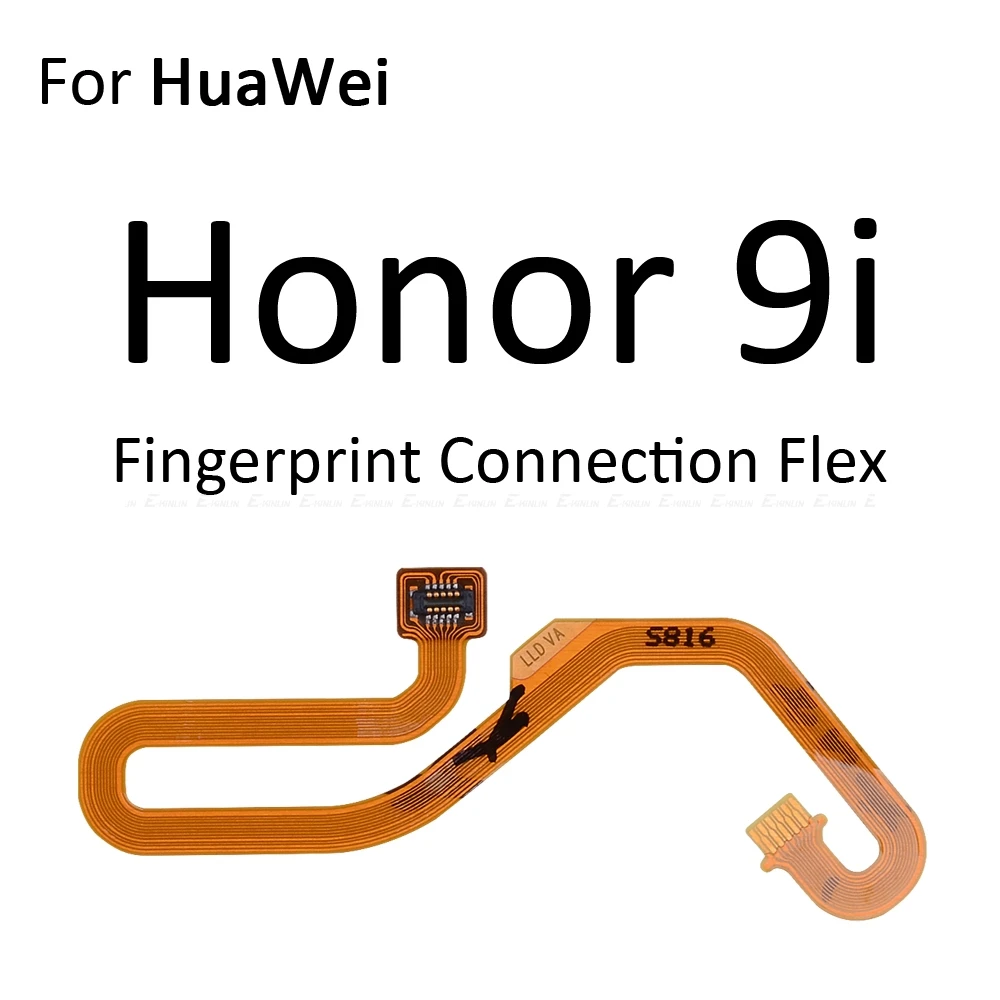 Touch ID Fingerprint Connector Scanner Sensor Home Return Key Menu Button Connection Flex For HuaWei Honor View 20 10 9i 9 Lite