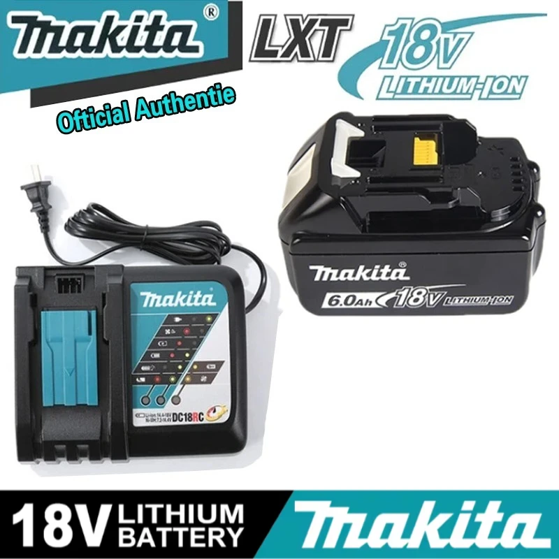 

Makita 18V 6.0Ah rechargeable Battery, High Capacity ast Charging & Long Cycle Life for All Makita 18V Cordless Tools