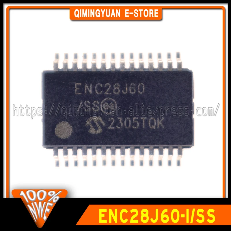 5~20PCS/LOT ENC28J60-I/SS ENC28J60 SSOP28 100% New Spot stock