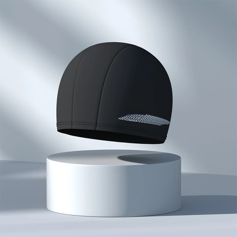 

Elastic Swimming Cap 2025 New Fashion PU Waterproof Swimming Cap for Men and Women