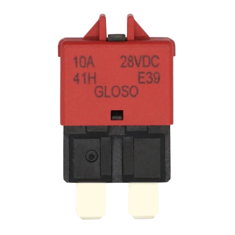 1PCS Circuit Breaker Blade Fuse 12V 24V Resettable 5-30A Marine RVs Automatic Reset Thermal Circuit Breaker Car Blade Fuse Box