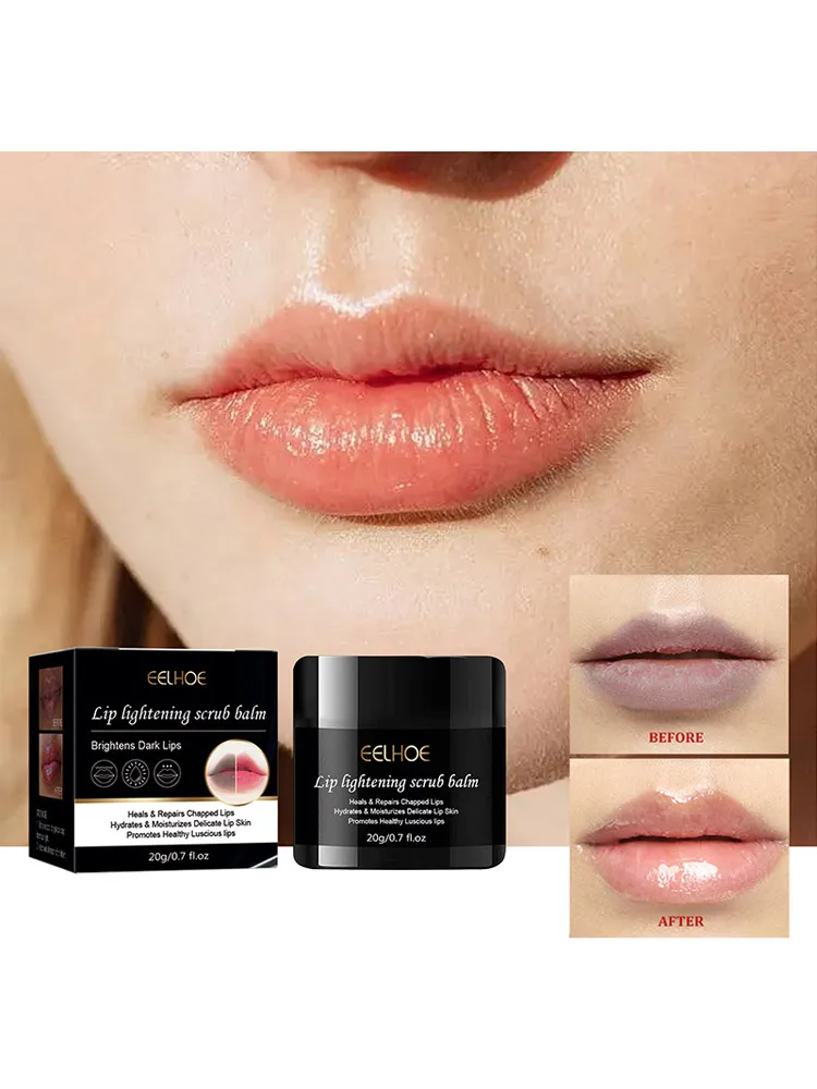 EELHOE Lip Lightening For Dark Lips Fade Lip Wrinkles And Remove Dead Skin Cream Healthy Mild Moisturizing Lip Scrub Hot Selling