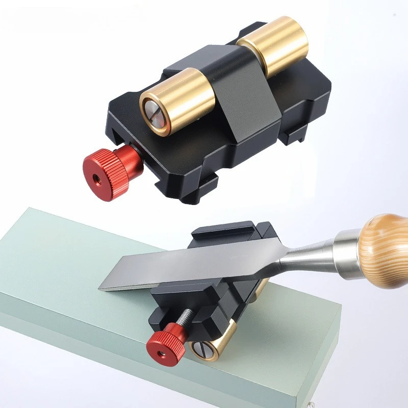Chisel Grinding Assistant Manual Planer Polishing Rack Woodworking Chisel Sharpening Assistants Aluminum Alloy Small Polish Rack