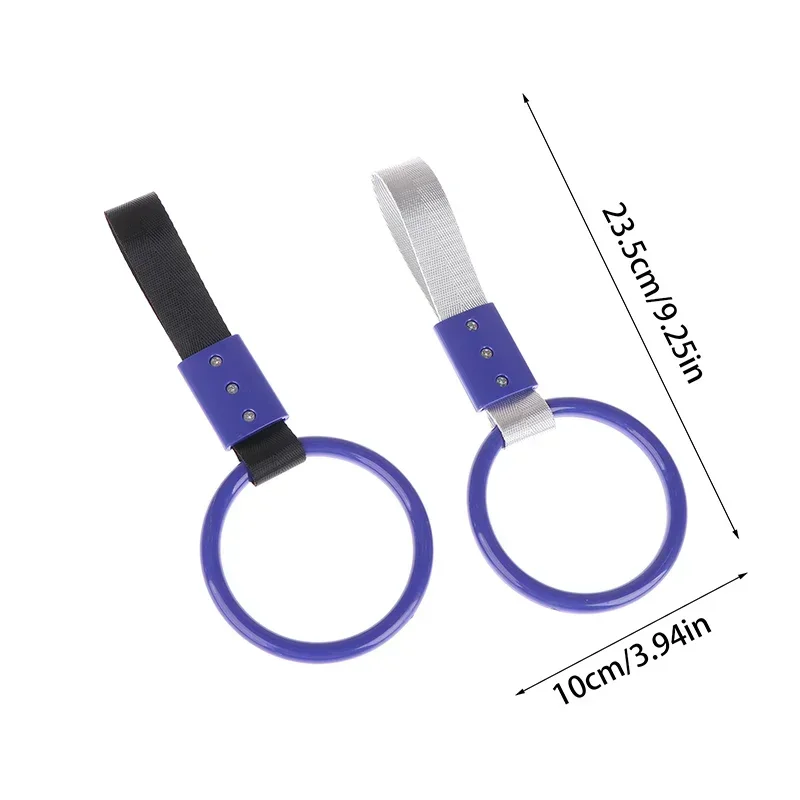 شكل دائرة JDM قطار حافلة مقبض حزام اليد الانجراف سحر حزام الانجراف تحذير الدائري لمستلزمات المصد الخلفي للسيارة