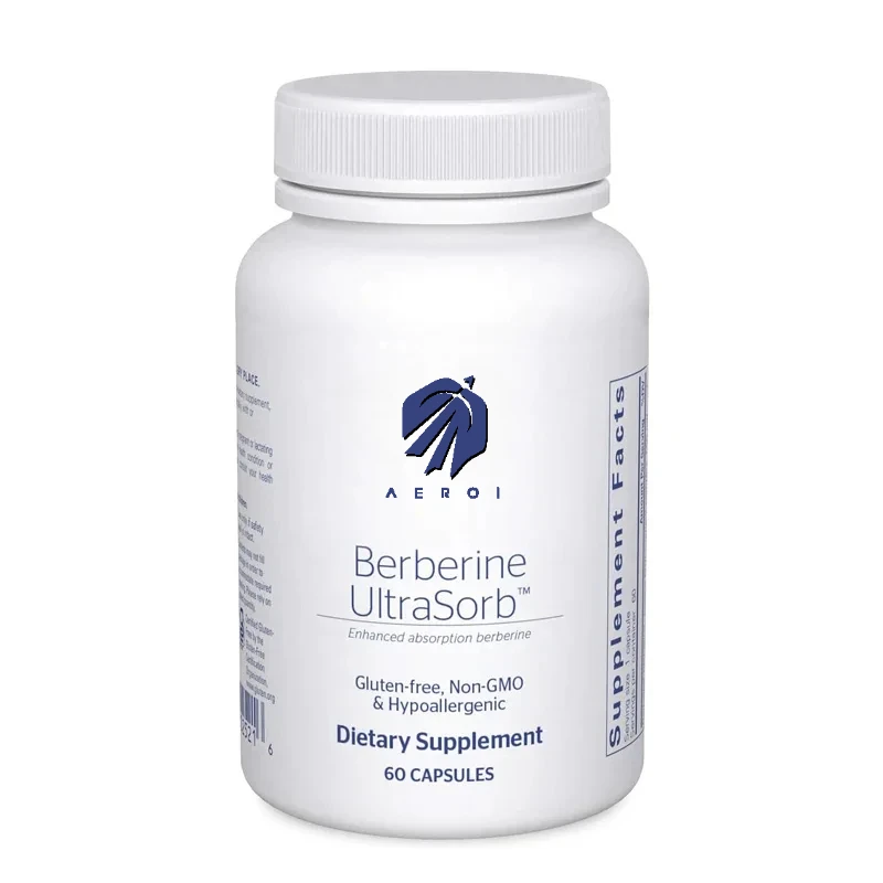 

Berberine UltraSorb | Улучшенное поглощение небольшой спарптической кислоты. | 60 капсул | Вегетарианский без ГМО