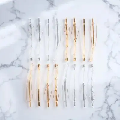 

16Pcs Metal Hairpins Minimalist Design Safe Alloy Material Elegant Accessories for Women Parties Hair Clip