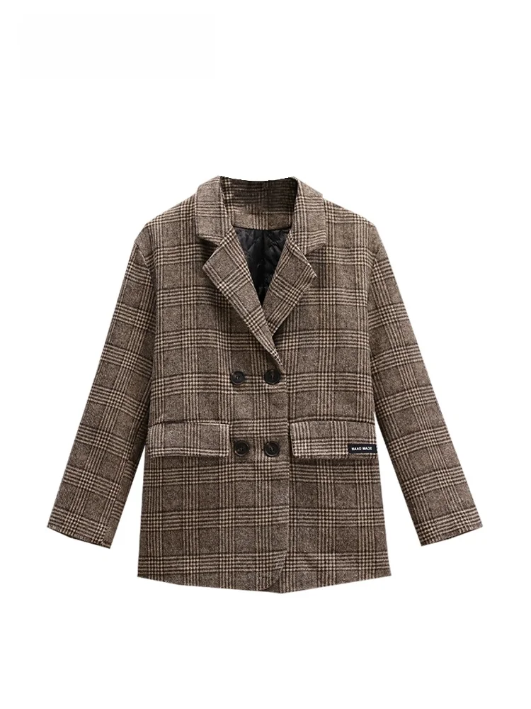 

Длинный костюм-вик больших размеров для женщин, повседневный модный осенний топ для полных сестер, верхняя одежда Sli от Cara CLUB