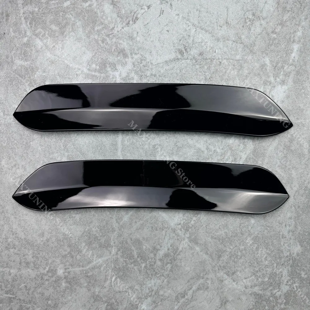 2pcs Glossy Black For Oettinger Roof Spoiler Extentions Flaps Rear Wing For VW Golf 7 MK7 MK7.5 GTI GTD GTE R R-LINE 2012-2020 view 5