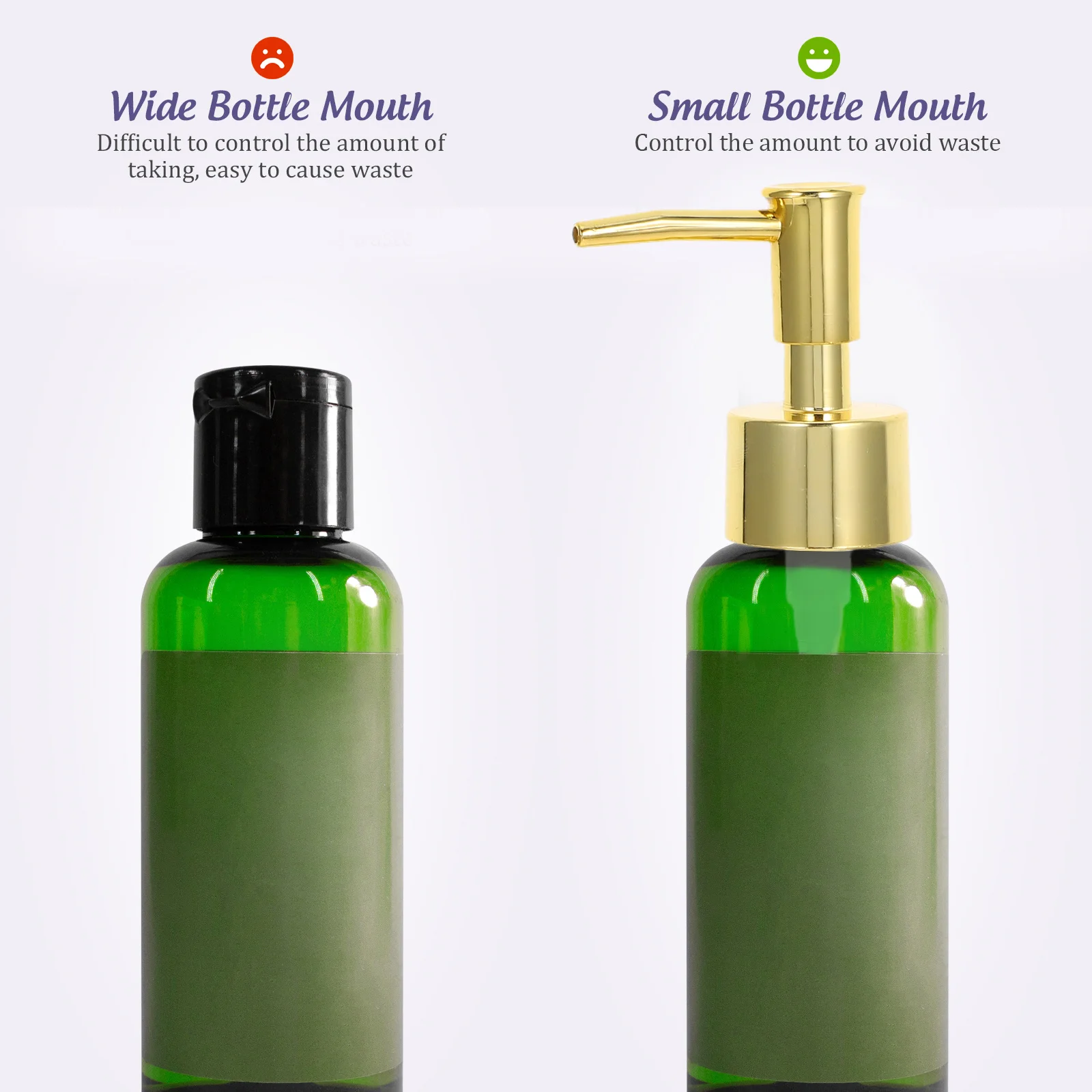 Gouden Plastic Pompkop voor Lotion Shampoo Flessen Gegalvaniseerde Afwerking Gemakkelijk Doseren Badkamerijdelheid 120ml