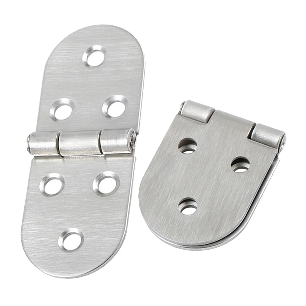 

2Pcs Stainless Steel Folding Table Hinge Small Smooth Opening Flip Mechanism Furniture Table Hardware Loft Hatch Hinges