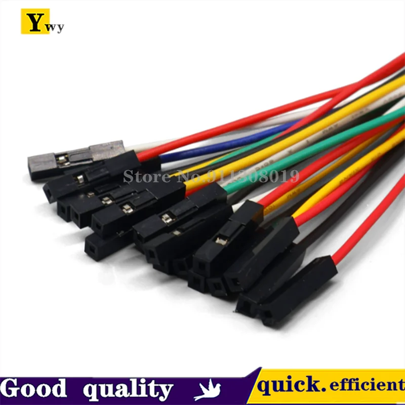 Dupont Wire Super Soft Silicone 2.54mm Super Soft 22AWG Multicolor Color 1Pin Female + Male High Quality High Temperature Resist