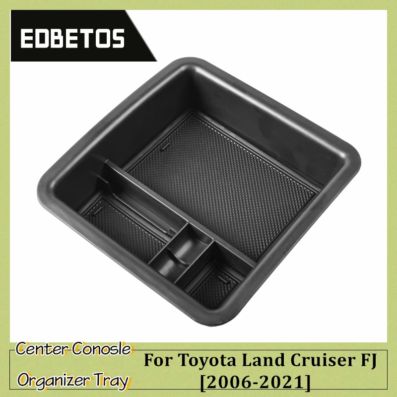 

For Toyota Land Cruiser FJ 2006-2021 Car Accessories Center Storage Box Arm Rest Armest Glove Holder Plate Car Organizer