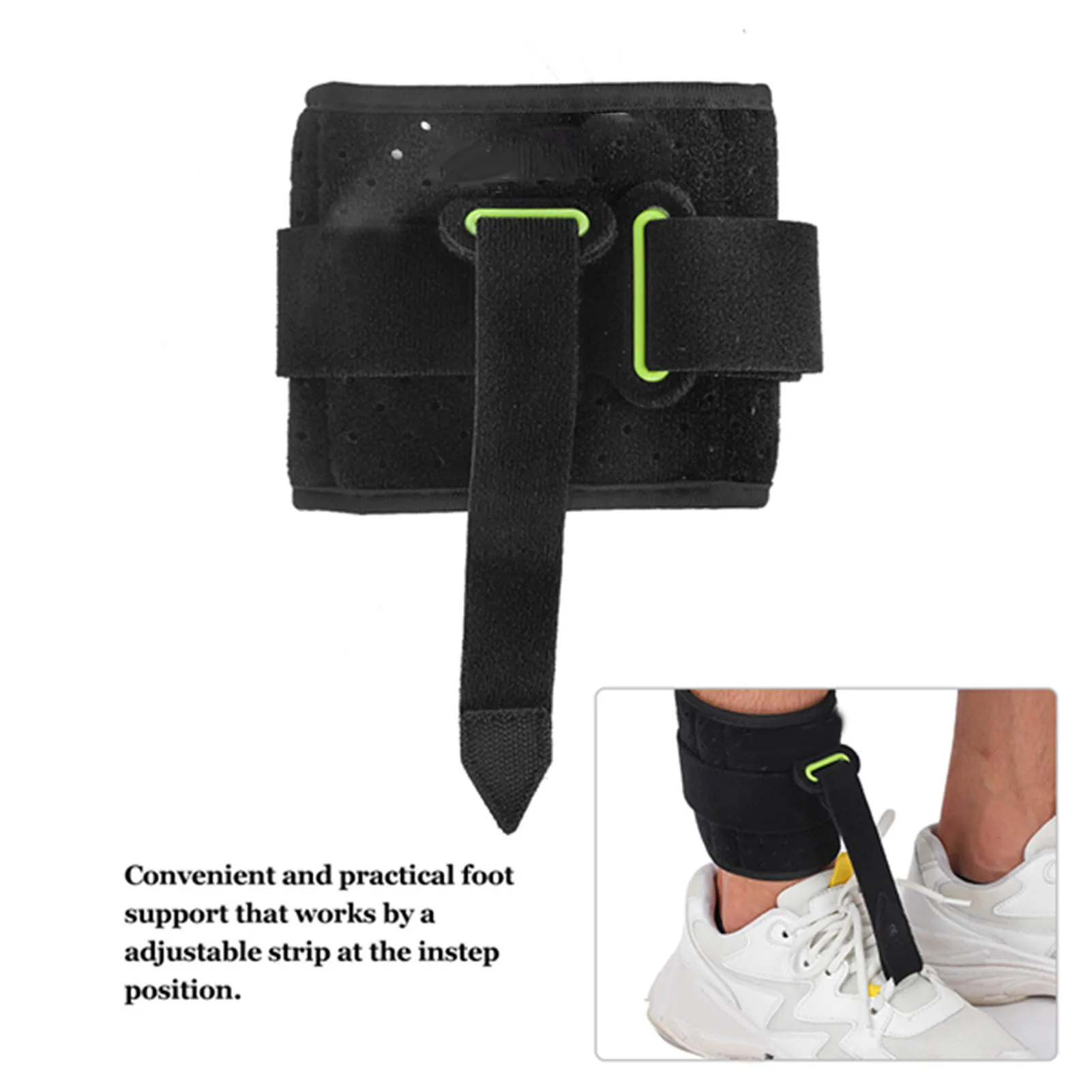 Adjustable Ankle Support Foot Drop Orthotic Tool Foot Drop Postural Corrector Adjustable Ankle Day Brace Support Feet Care Tool