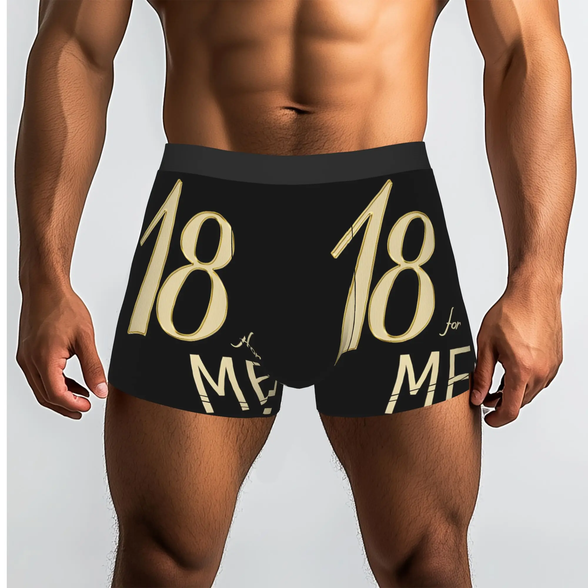 

1piece 2008 18 Years Old Themed 18th birthday Underpants Breathbale Panties Male Underwear Ventilate Shorts