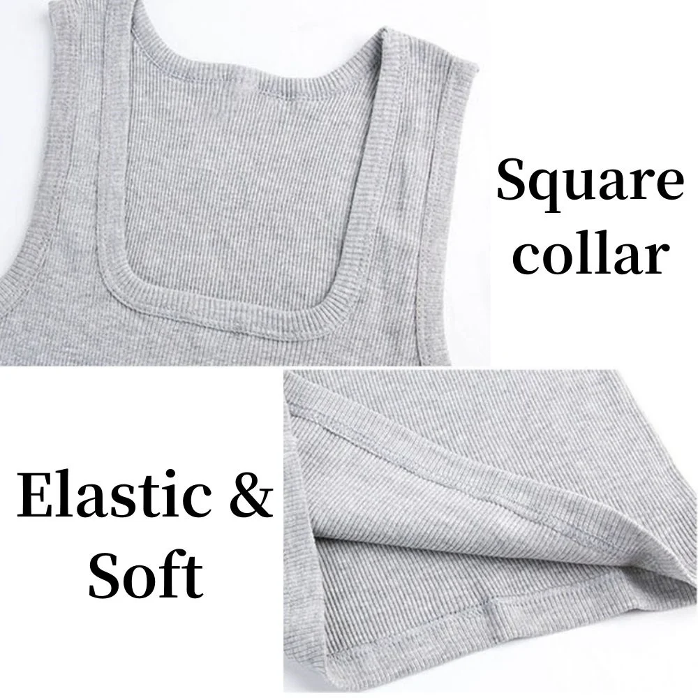 Summer Men Women Tank Top Pure Cotton Bodybuilding Sweatshirt Sleeveless Men\'s T-shirt Basic Elastic Fitness Clothes Muscle Vest