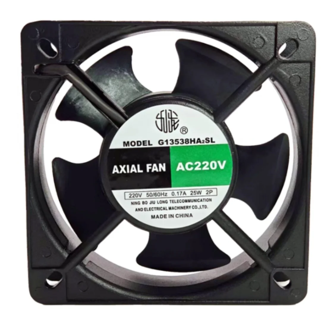 

AXIAL FAN G13538HA2SL AC 220V 0.17A 135x135x38mm 2-Wire Server Cooling Fan