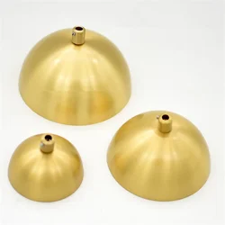 Thick Brass Ceiling Plate 100% Copper Chandelier Ceiling Rose Nordic Post-modern Single-head Fixed Disc Hanging Canopy
