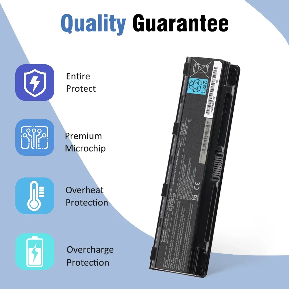 ETESBAY PA5109U PA5109U-1BRS For Toshiba C40 C45 C50 C50D C55 C55D C55DT C55T C70 C75DT Series PABAS272 PA5110U Laptop Battery