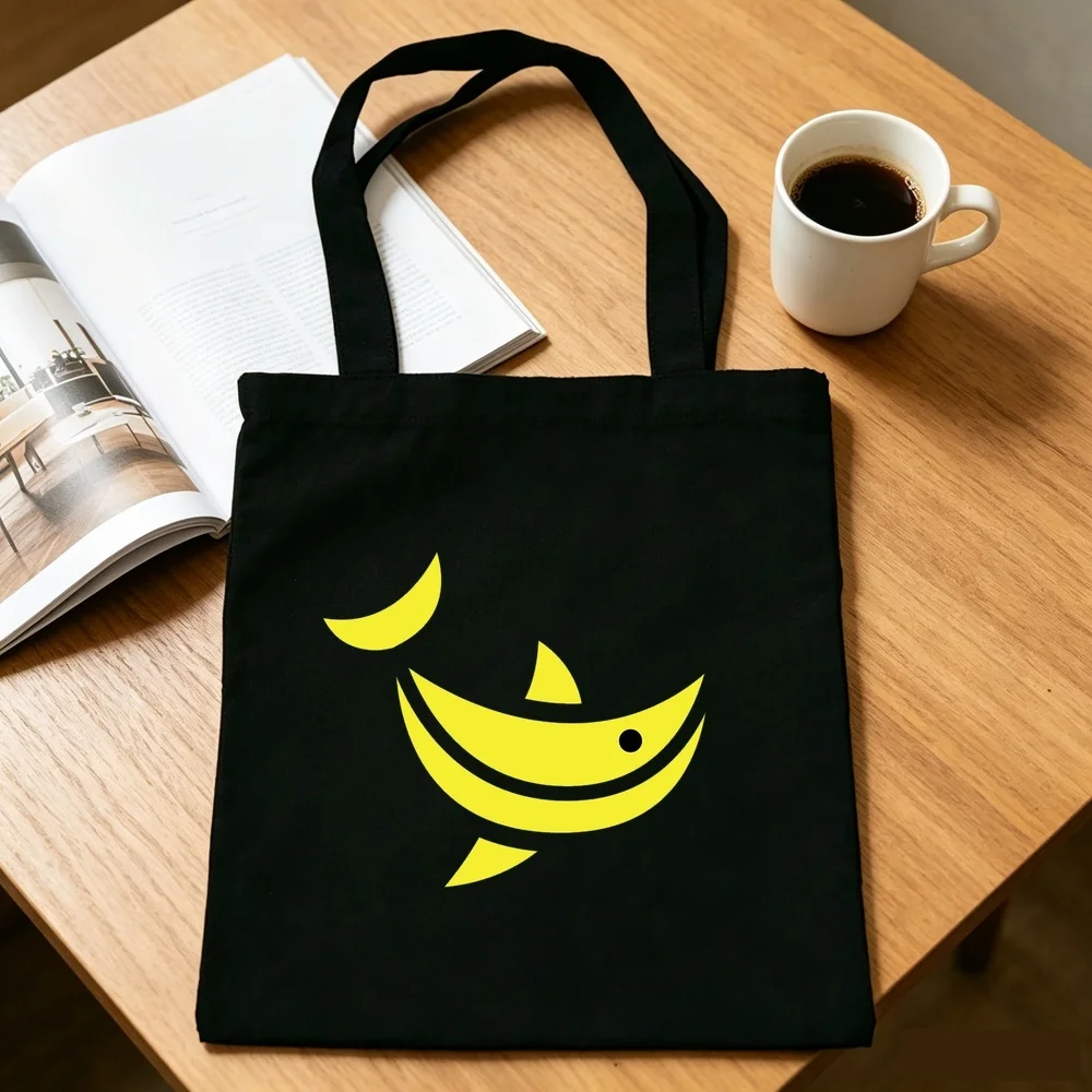 Banana Fish tote bag canvas  y2k foldable shopper torba na zakupy femme