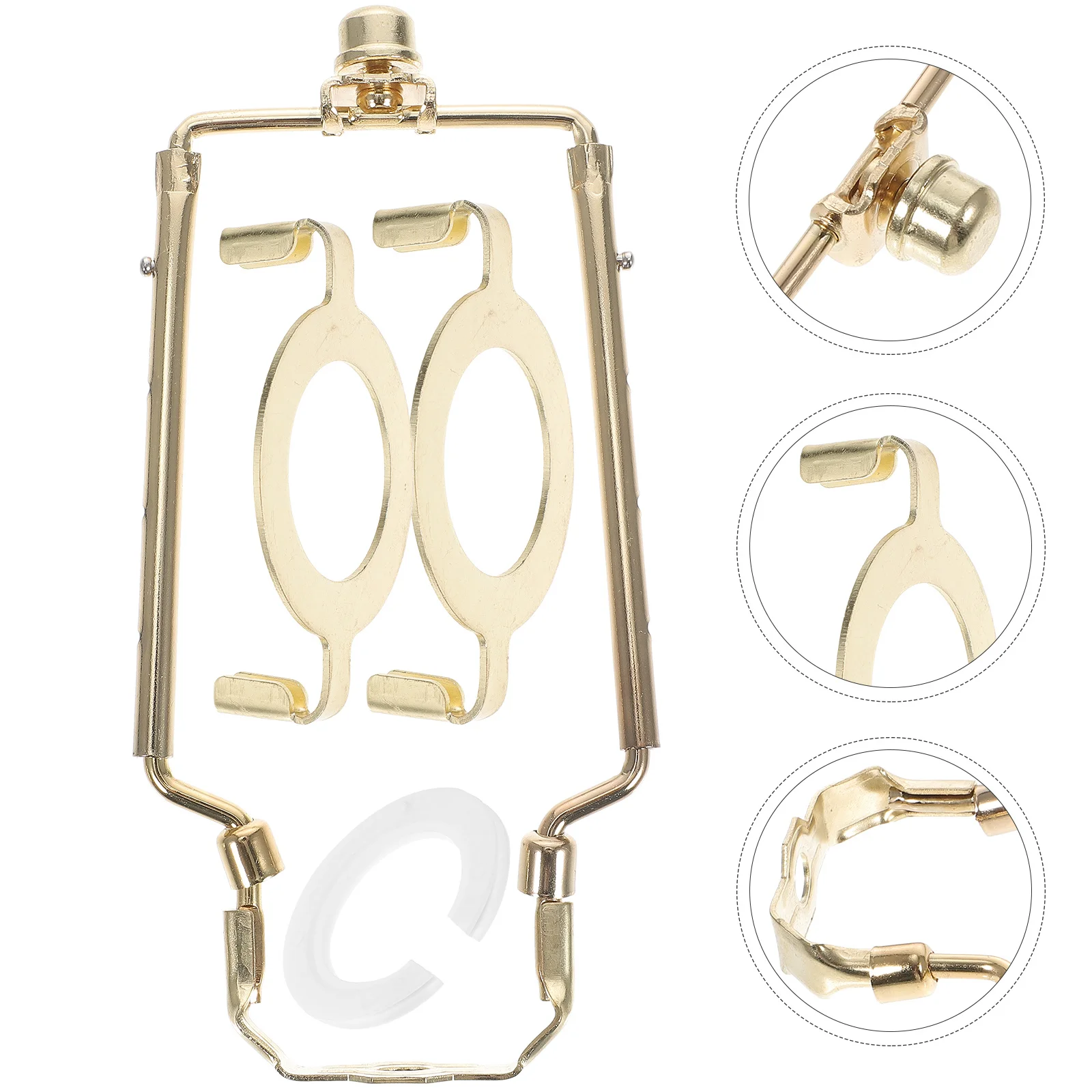 

1 комплект, абажур, держатель для арфы, регулируемый кронштейн для абажура из сплава для стола, торшер, аксессуары для освещения