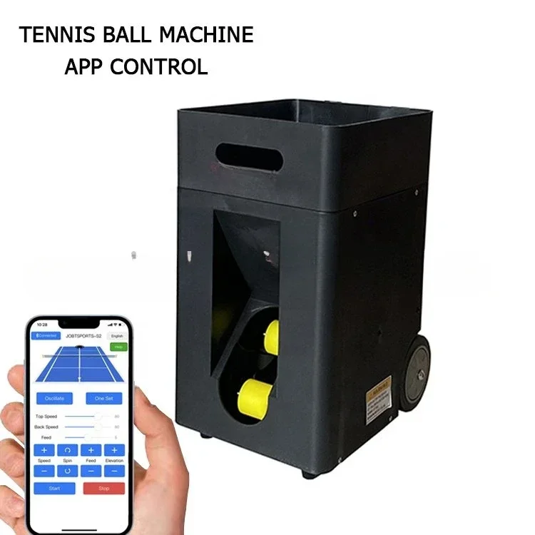 Popular Product Portable Tennis Intelligent Automatic Throwing Machine Training Learner Jt02 Little White