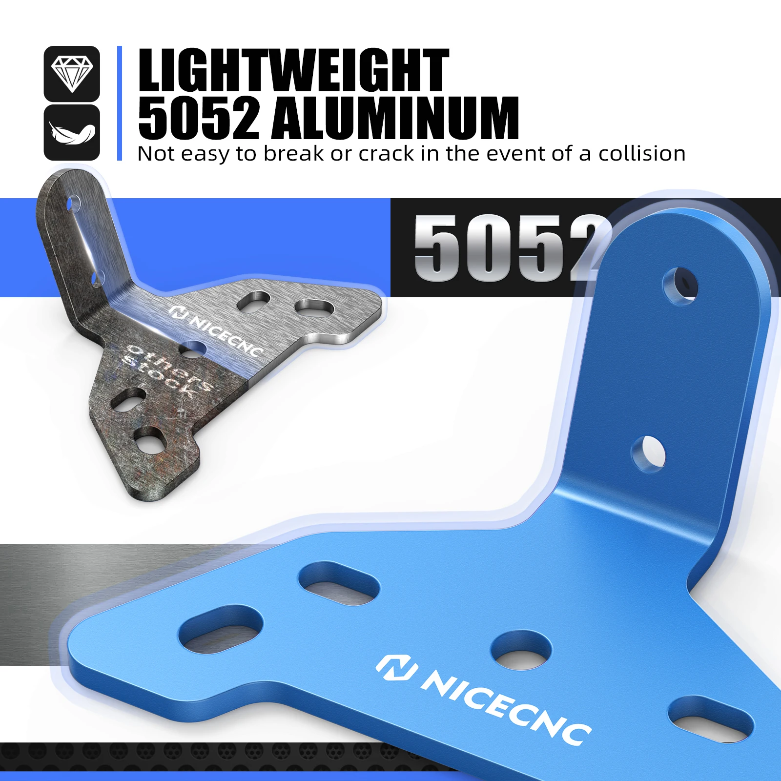 NICECNC Tail Light Mounting Bracket Licence Plate Holde For Surron light bee X light bee S L1E Segway X160 Segway X260 Sur-ron