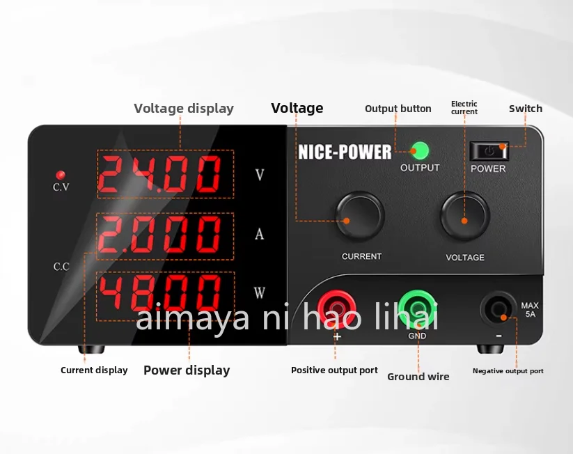 R-SPS3050 1500W 30V 50A Programmable Laboratory Regulator, Adjustable DC Power Supply Telephone Industry 12V 24V 48V 5A 10A 30A