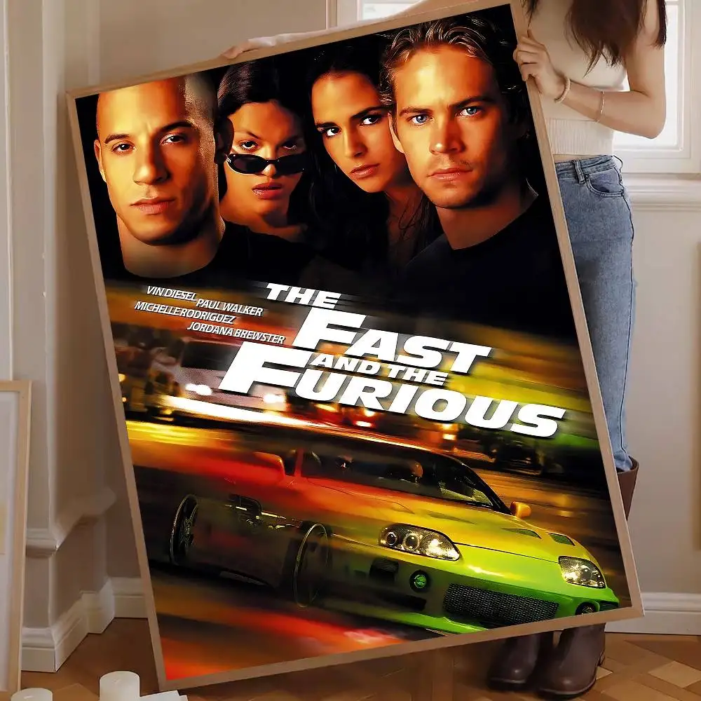 Fast Furious movie DIY Sticky Poster Whitepaper Prints Posters Artwork Vintage Decorative Painting