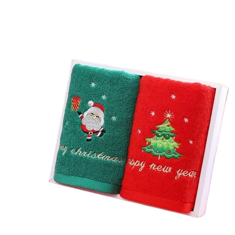 Christmas gifts, towels, face towels 2 gift boxes