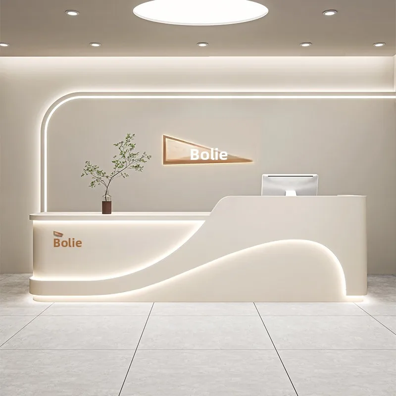 QT-208X Commercial MDF Furniture For Beauty Salon Bar Clothing Store Dental Clinic-Minimalist Modern Design Complete Set