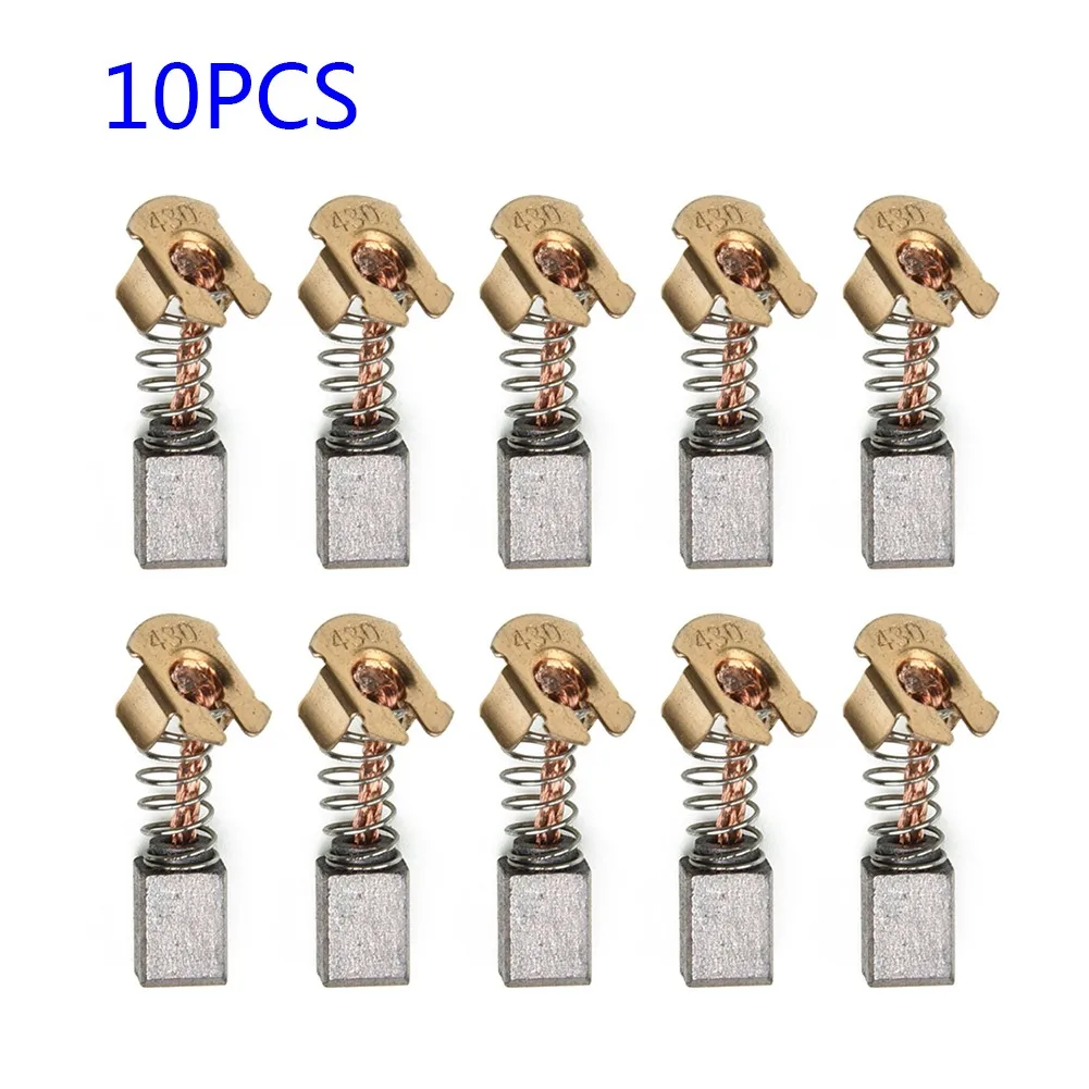10pcs Carbon Brushes Replacement For 18V Angle Grinder CB-430 BGA450 BGA452 DGA452 GA400 BGA402 Carbon Brushes