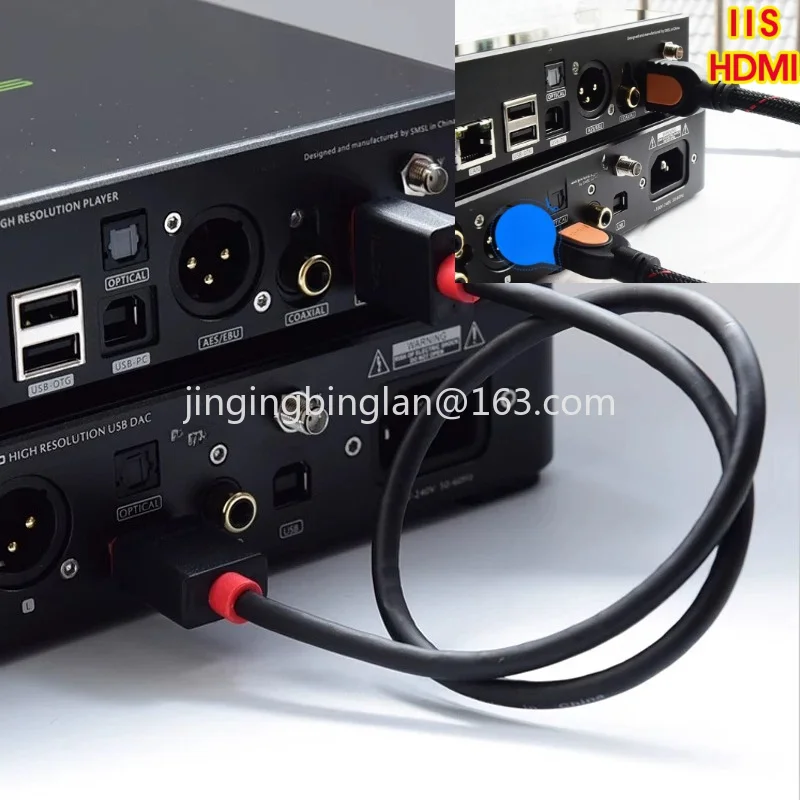 The newly upgraded version of the manufacturer's hot-selling IIS cable I2S audio signal  (0.5m/1m) does not include the machine