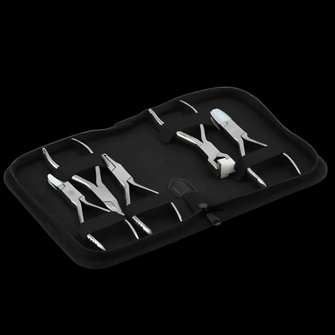 

Professional Eyeglass Repair Tool Kit - Adjustable Nose Pads, Temple Arms & Bridge Wrench Set - Precision Tools for Glasses