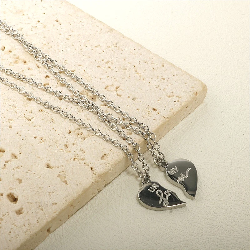 Cienki naszyjnik ze stali nier – Magnetic Couple Matching Necklaces recenzja i cena