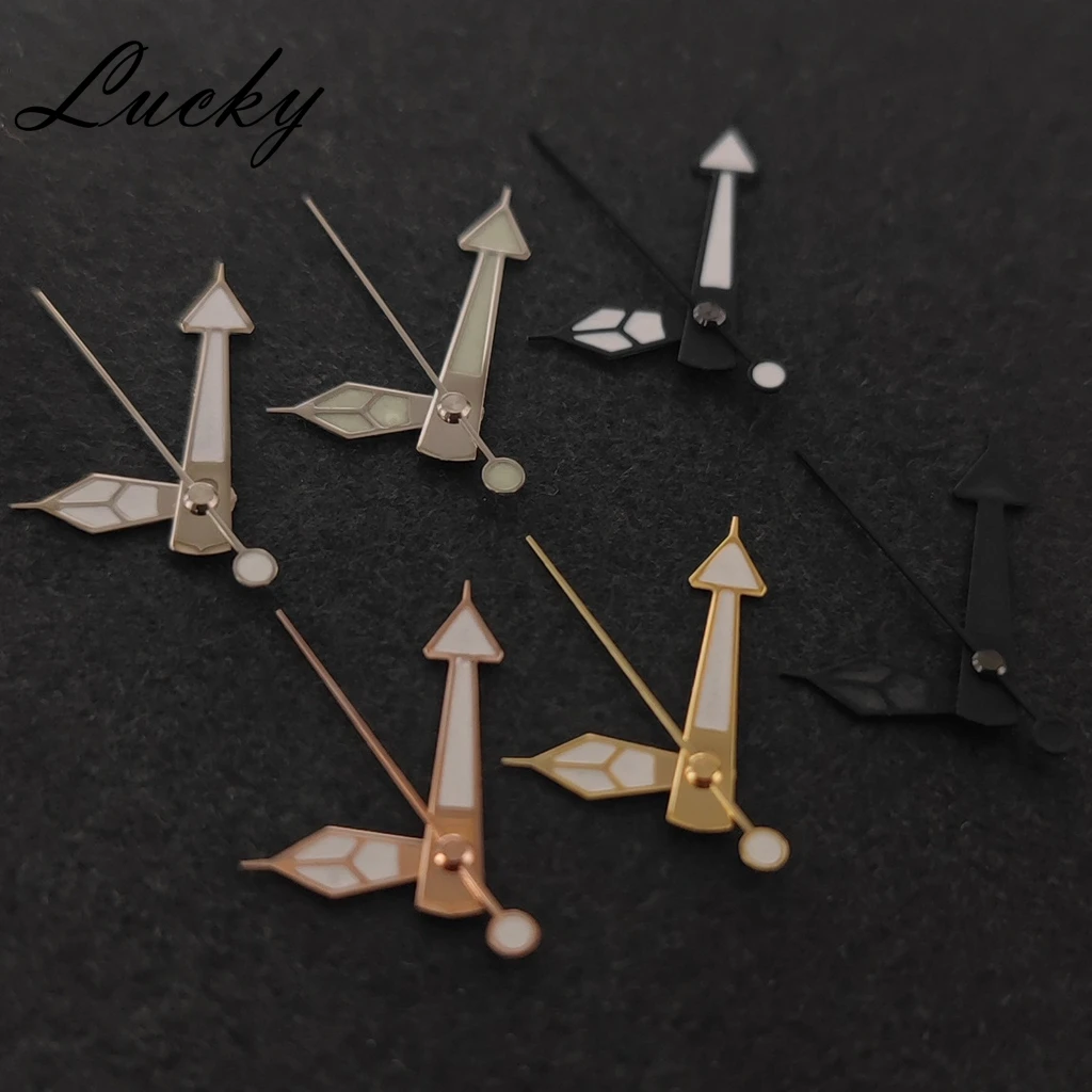 Silber Schwarz Schwarz Grau Gold Rose Gold Grün Leuchtende Uhr Hände Für NH35 NH36 7S26 7S36 4R35 4R36 Bewegung Uhren Zubehör