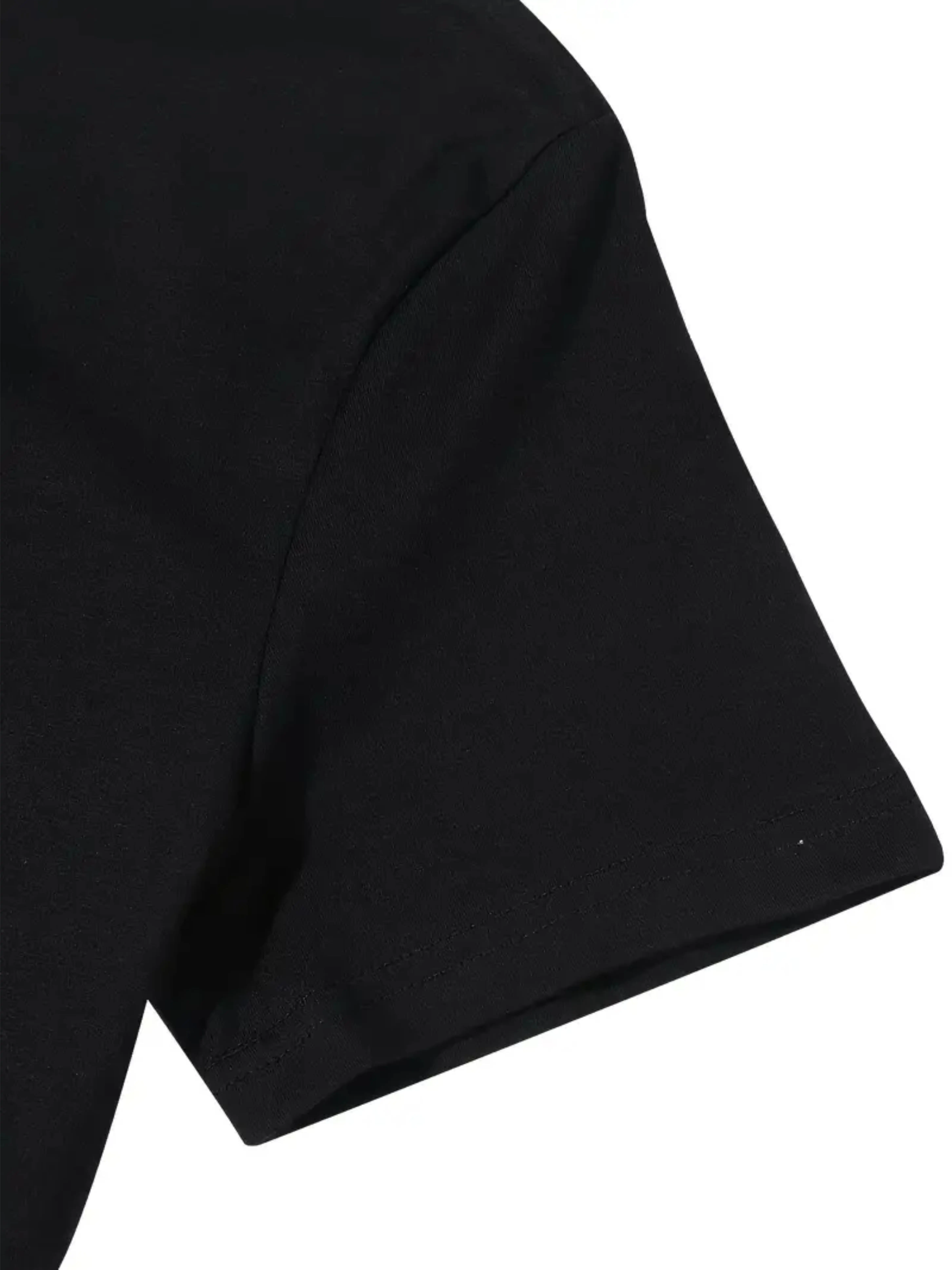 1 szt. Czarna koszulka damska z wyrazistym nadrukiem pieniędzy i gestem dłoni „BAG IT” Moda uliczna, styl casual