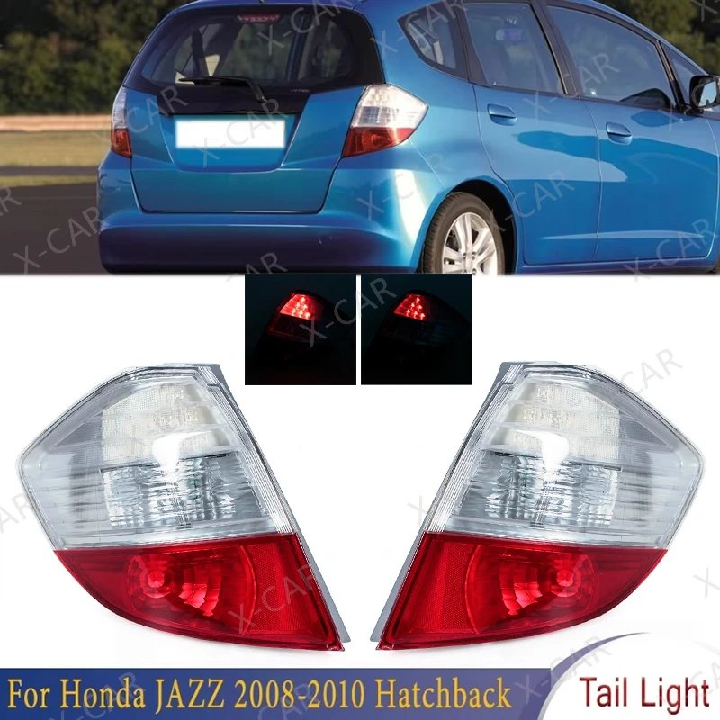 

Задний бампер, задний фонарь, стоп-сигнал заднего хода для Honda JAZZ Hatchback 2008 2009 2010, задний фонарь 33500-TF0-J01
