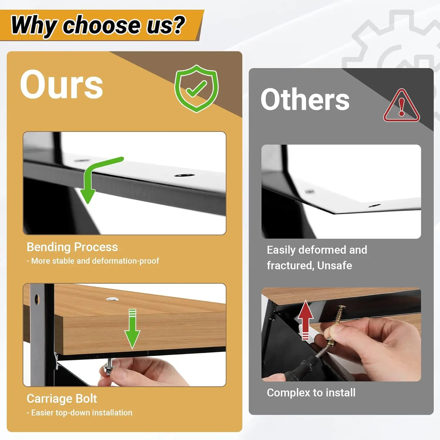 أداة رفع سلالم فولاذية ذات 7 خطوات، أوتار سلالم معدنية مع أرجل دعم معززة، أداة سلم فولاذية شديدة التحمل مقاس 57.5 بوصة #2