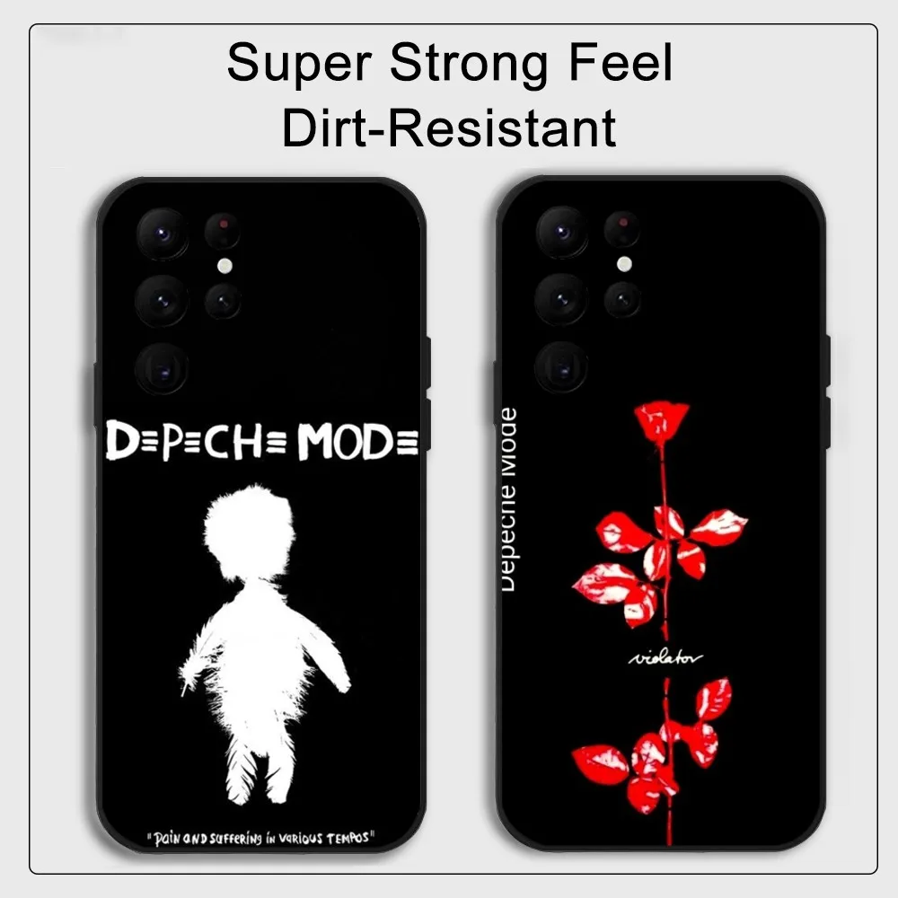 D-Depeche Mode Rock-ES Band Phone Case  Samsung S series s20 s21 s22 s23 s24 FE Plus Ultra TPU Soft to Skin-friendly case