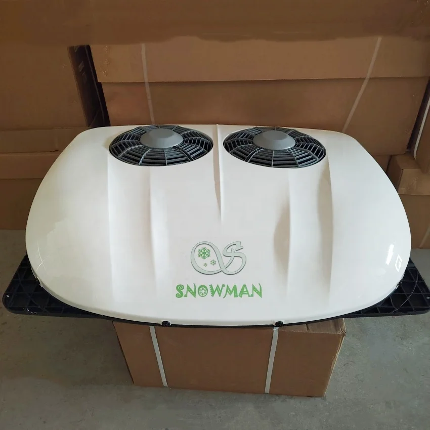 Roof Mounted 24V Electric 12 Volt Rooftop Parking Air Conditioning 12V Truck Cabin Tractor Air Conditioner