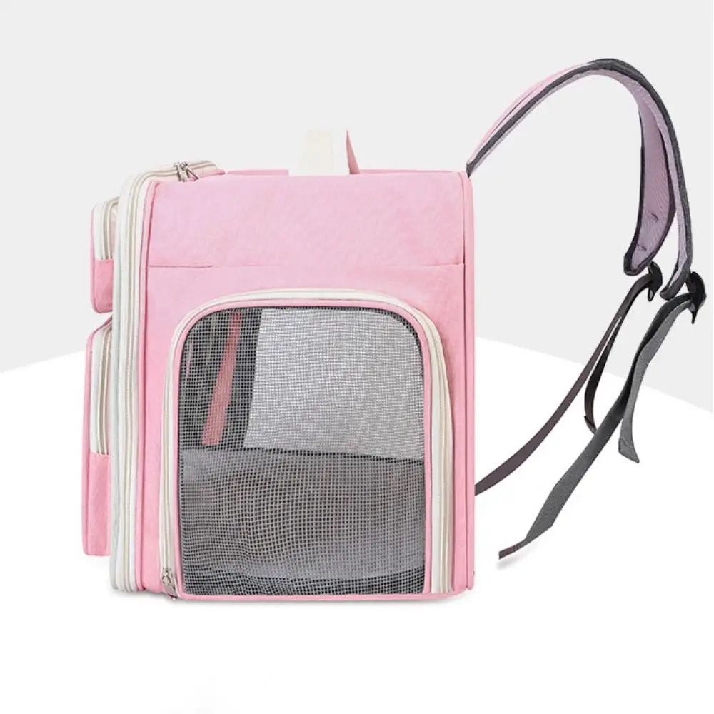 

Portable Pet Carrier Backpack Breathable Large Capacity Travel Dog Bags Foldable Comfortable Cat Carrying Bag Pet Supplies