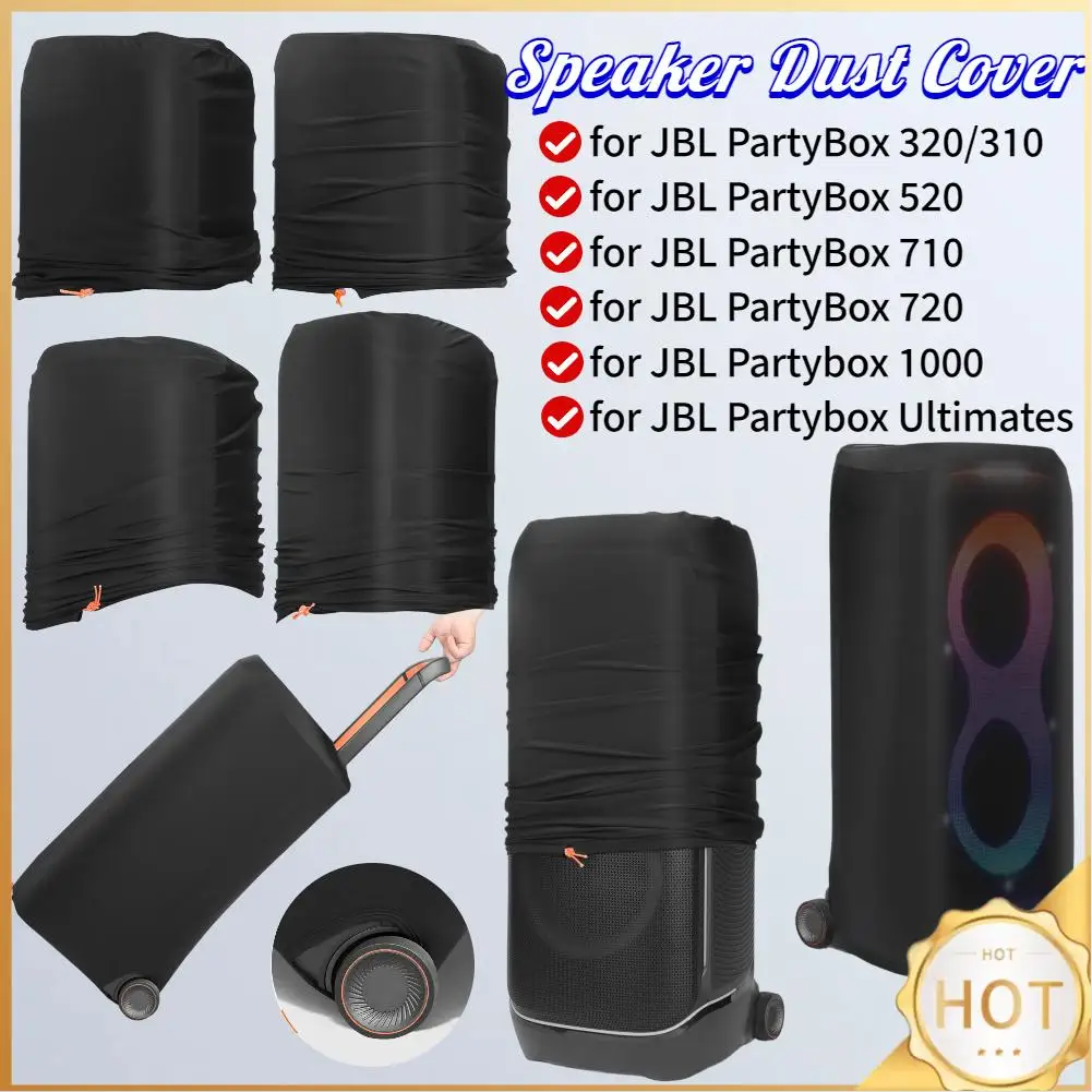 Capa Protetora Contra Poeira para Caixas de Som Portáteis JBL PartyBox 320/310/520/710/720/1000/Ultimates - Capa Protetora à Prova de Poeira para Alto-falantes